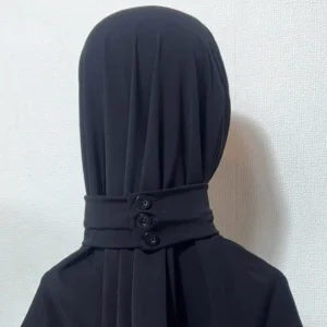 Cagoule Avec Perle | Noir