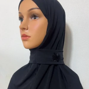 Cagoule Avec Perle | Noir